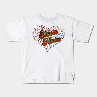 Colorful Heart Tone-Stevie Nicks Kids T-Shirt